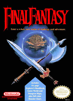 Final Fantasy I box art - NES original