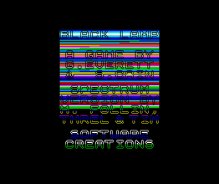 Black Lamp - gameplay 2 (Firebird, ZX Spectrum, 1988)