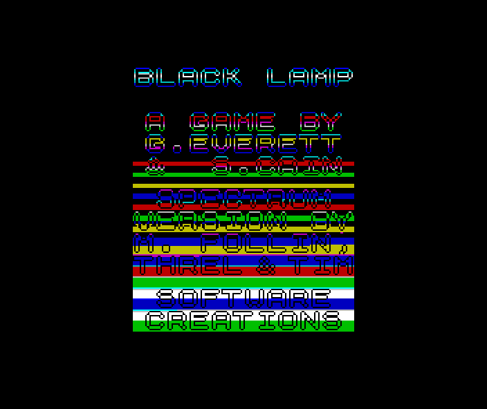 Black Lamp - gameplay 3 (Firebird, ZX Spectrum, 1988)