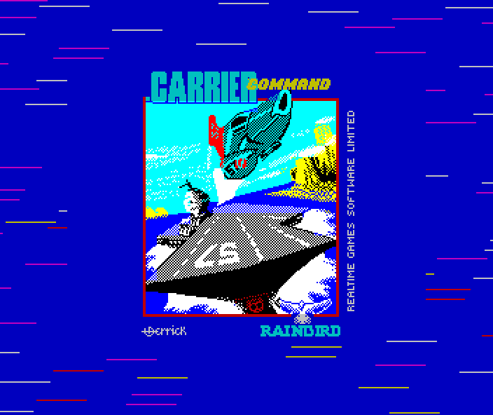 Carrier Command - loading screen (Rainbird, ZX Spectrum, 1989)