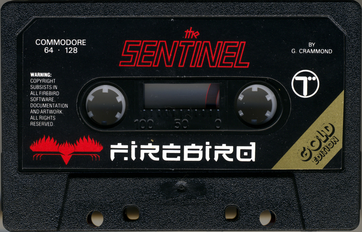 The Sentinel - cassette (Firebird, C64, 1986)