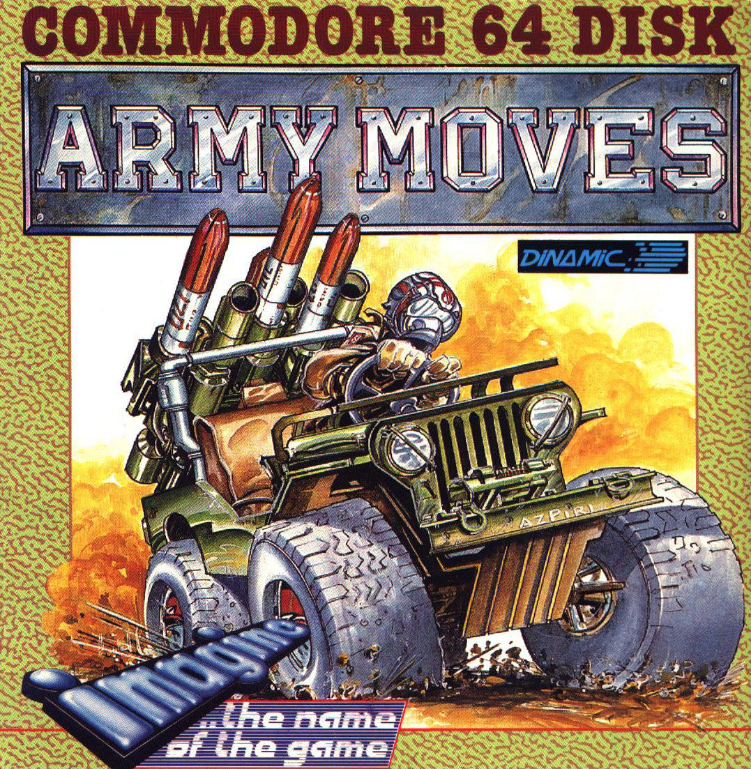 Army Moves C64 box art