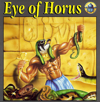 Eye of Horus (1990) - Mirrorsoft C64 box art