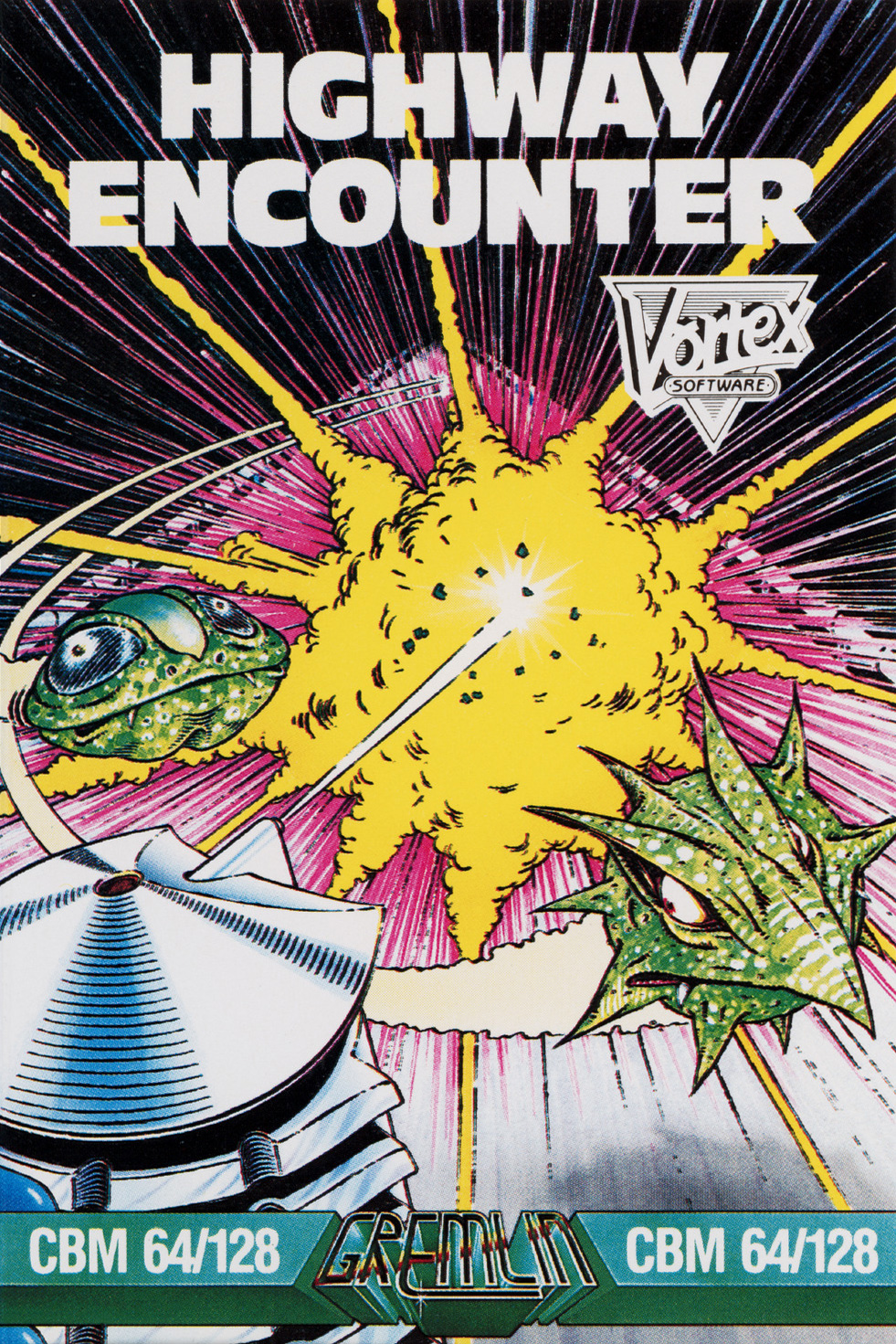Highway Encounter C64 box art