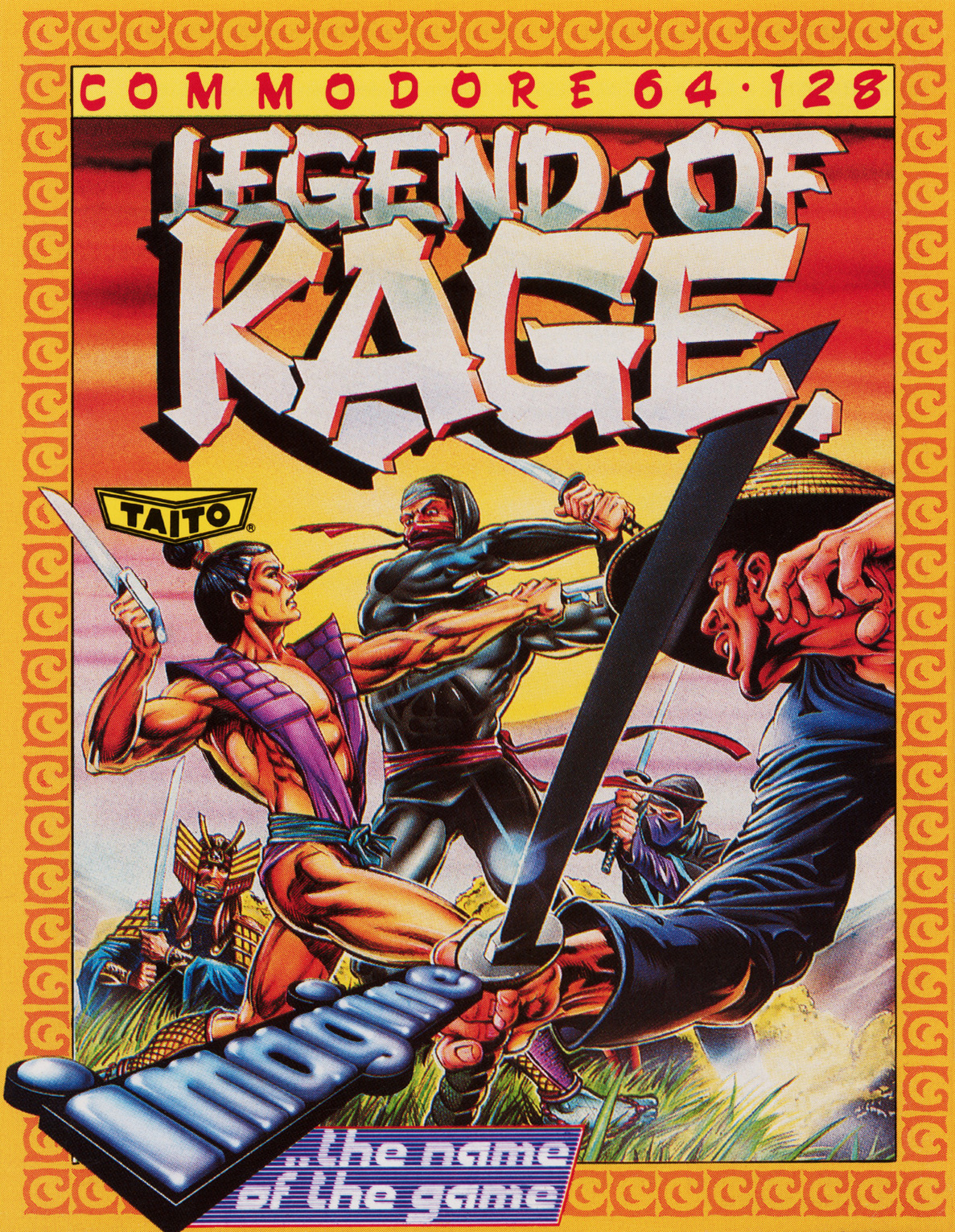 Legend of Kage C64 box art