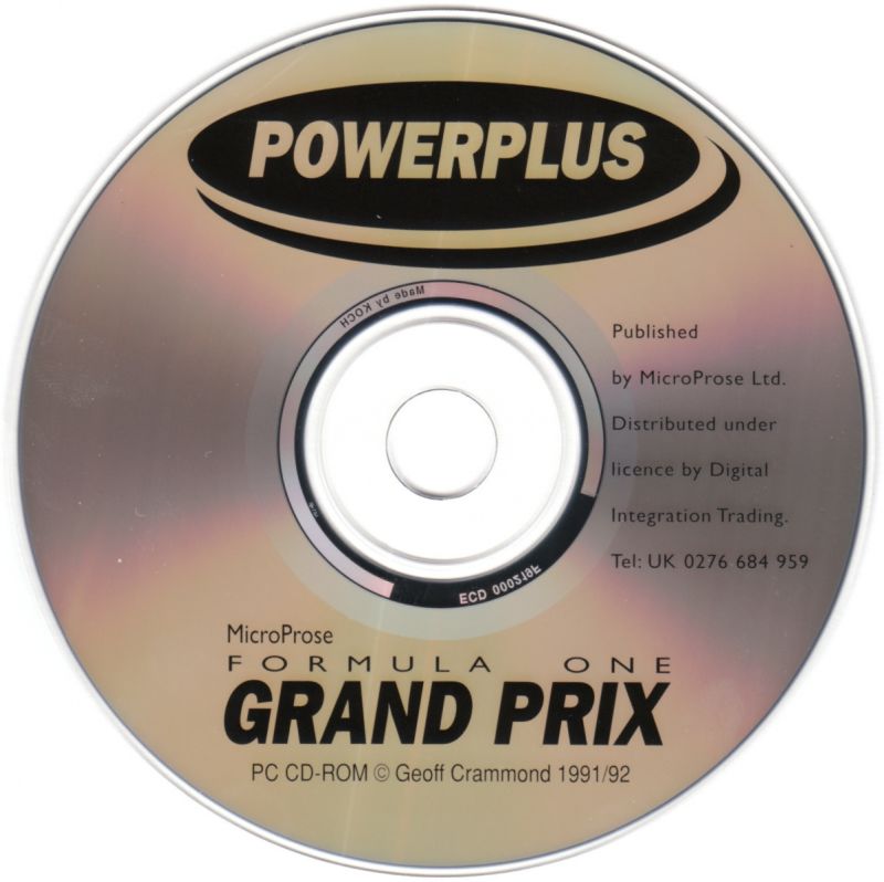 Formula One Grand Prix DOS CD-ROM