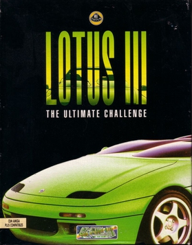 Lotus III: The Ultimate Challenge - Mega Drive box art