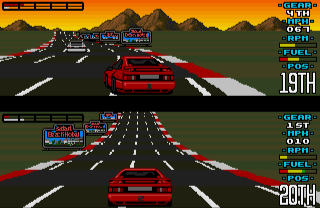 Lotus Esprit Turbo Challenge - Amiga screenshot