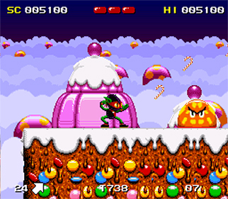 Zool - SNES screenshot
