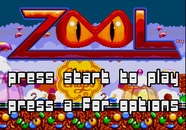 Zool - Amiga gameplay screenshot