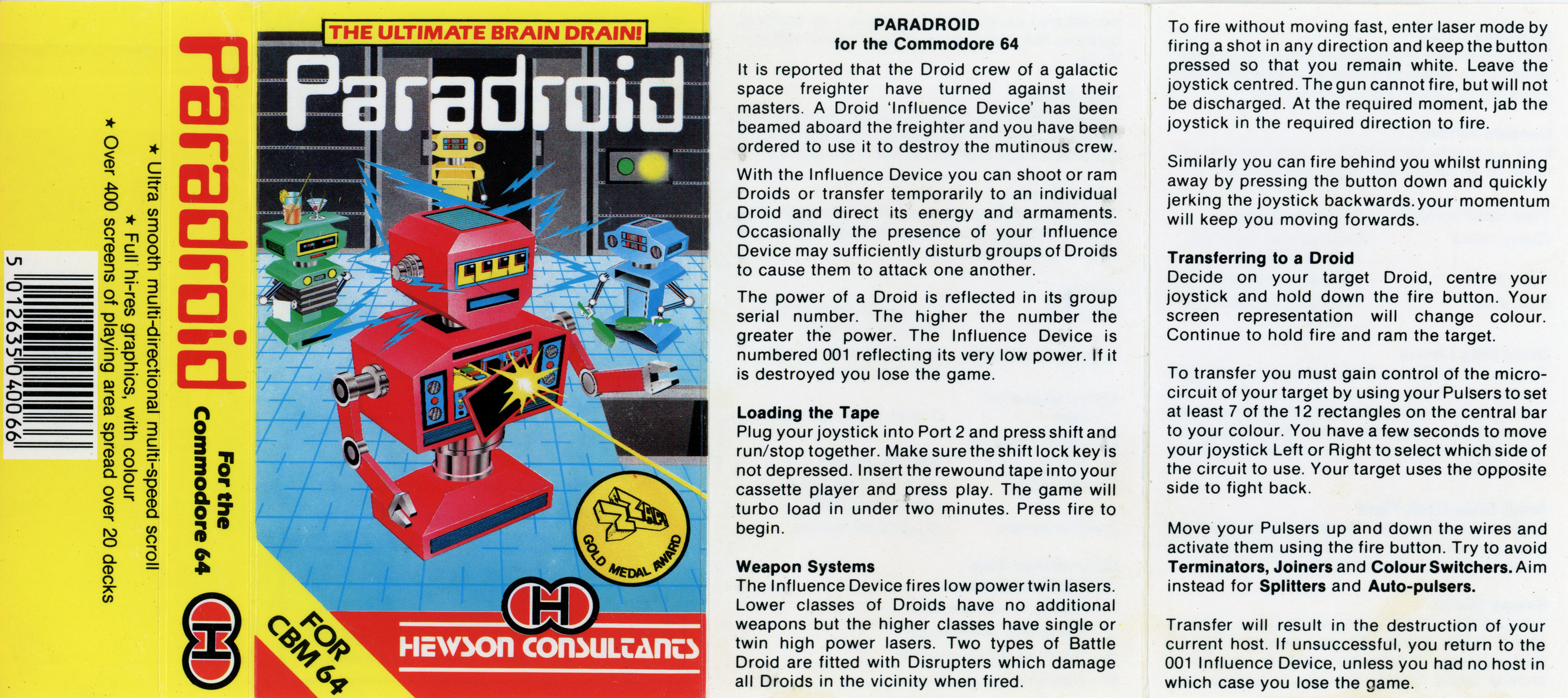 Paradroid - screenshot