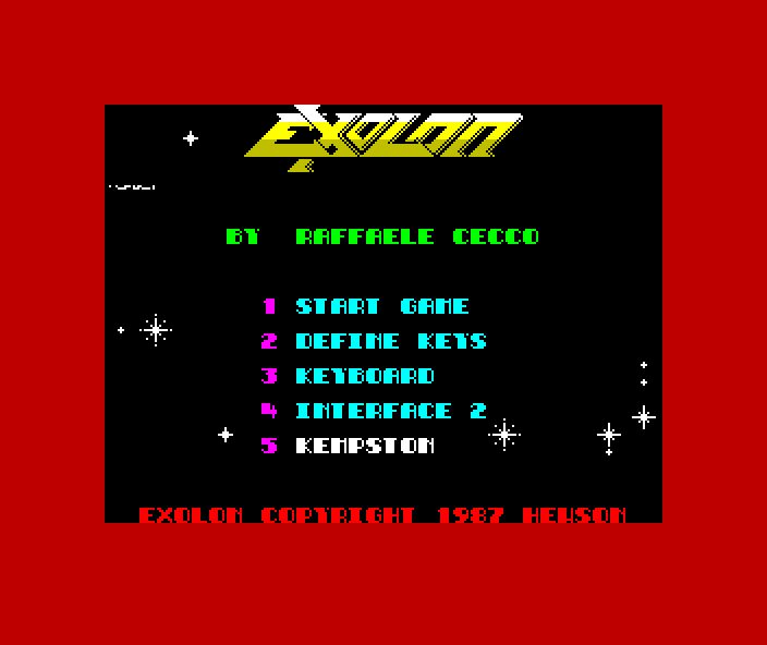 Exolon - ZX Spectrum screenshot
