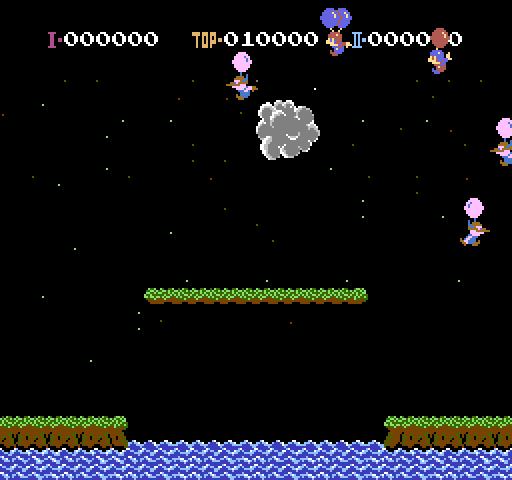 Balloon Fight NES gameplay