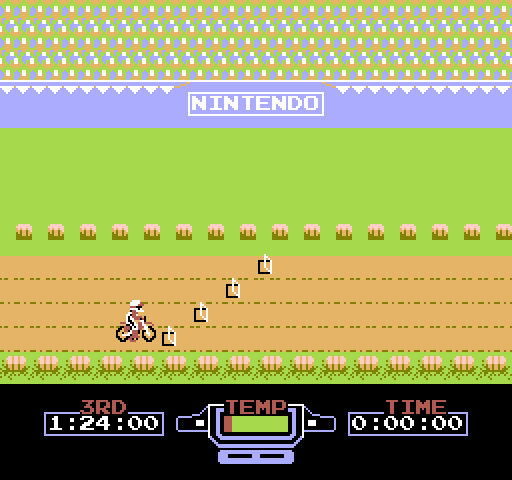 Excitebike NES gameplay