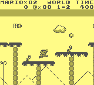 Super Mario Land Game Boy title screen