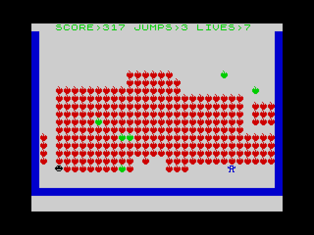 Alchemist ZX Spectrum gameplay - the wizard character in the dungeon environment with colourful sprites