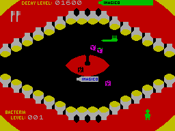 Molar Maul ZX Spectrum gameplay - dental arcade game by Imagine Software