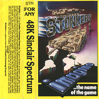 Stonkers cassette inlay - Imagine Software 1983