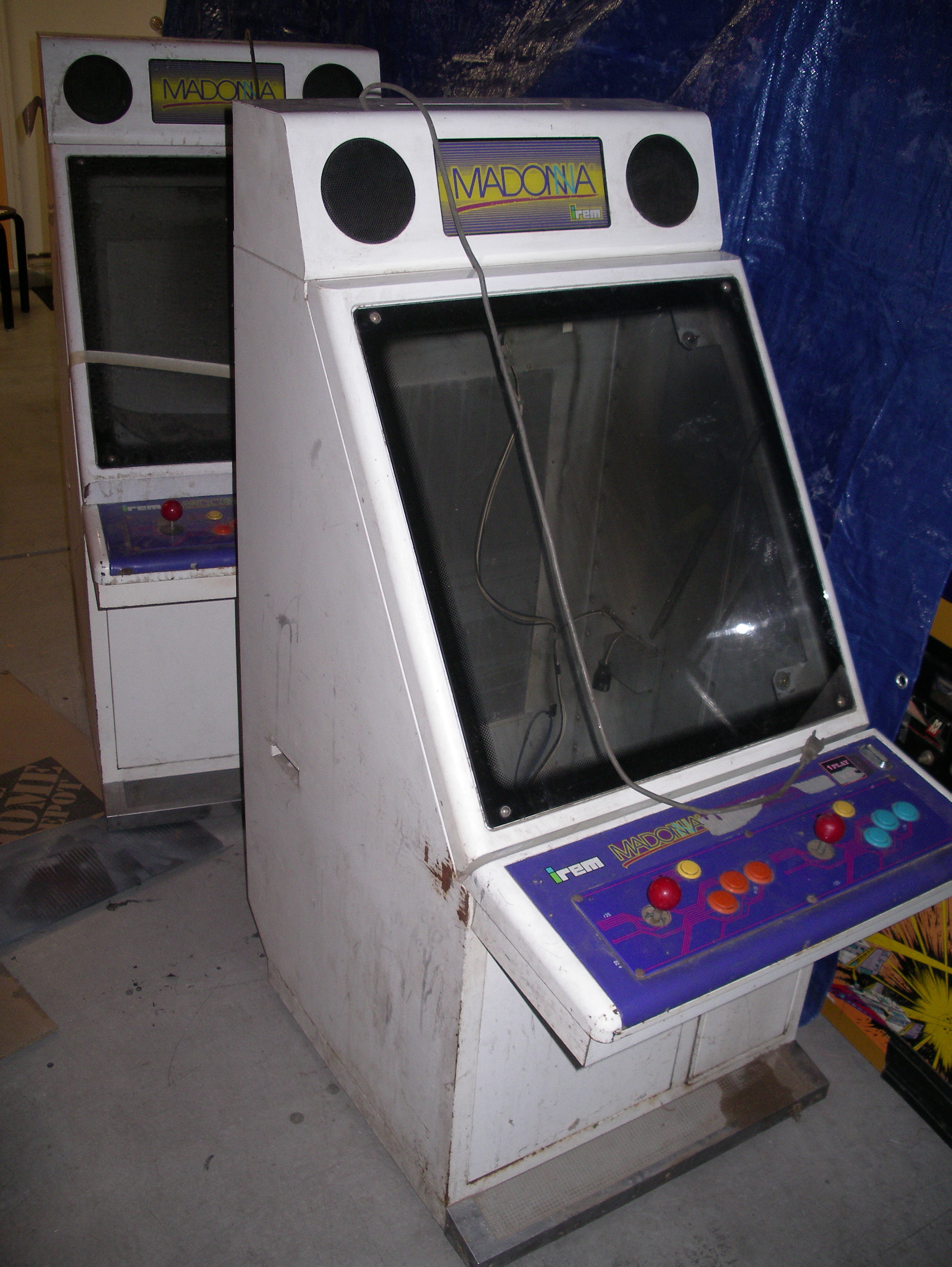Irem Madonna arcade cabinets photograph