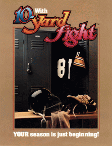 10-Yard Fight arcade flyer