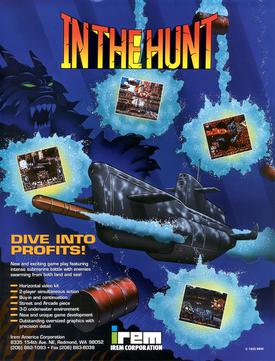 In the Hunt arcade flyer