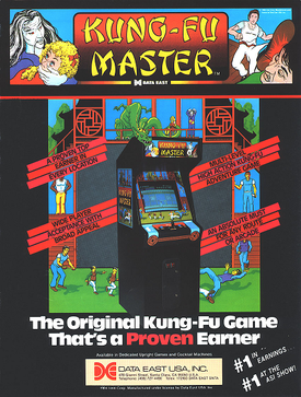 Kung-Fu Master arcade flyer