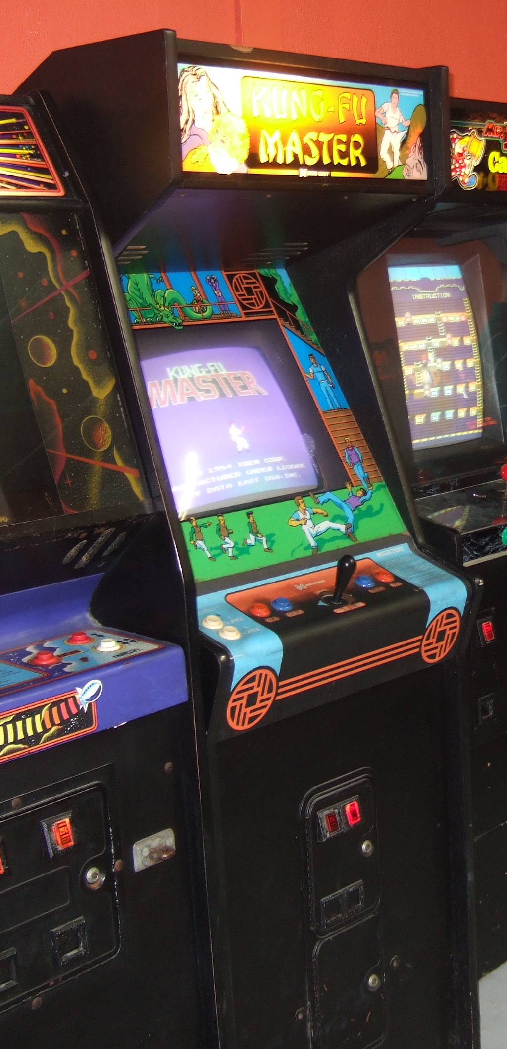 Kung-Fu Master arcade cabinet photograph