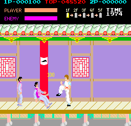 Kung-Fu Master arcade screenshot
