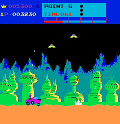 Moon Patrol arcade screenshot