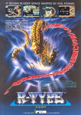 R-Type arcade flyer