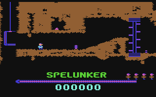 Spelunker C64 screenshot