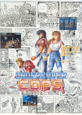 Undercover Cops arcade flyer