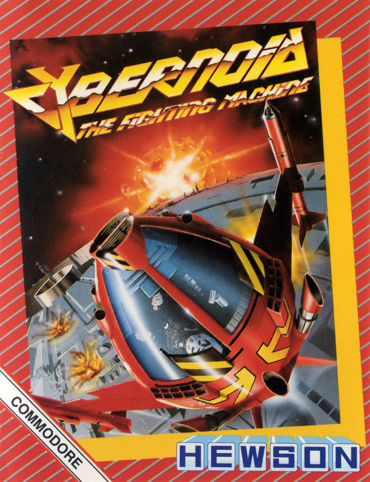 Cybernoid: The Fighting Machine - C64 box art