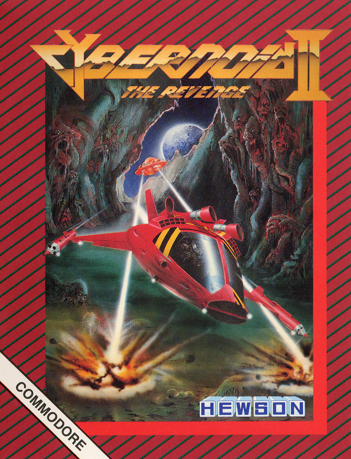 Cybernoid II: The Revenge - C64 box art