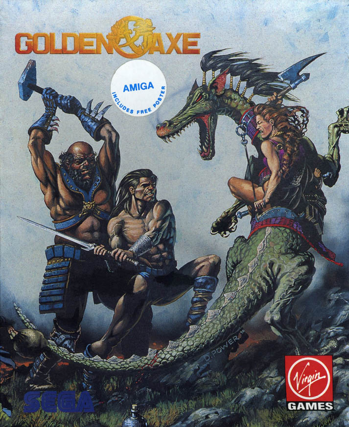 Golden Axe - Amiga box art