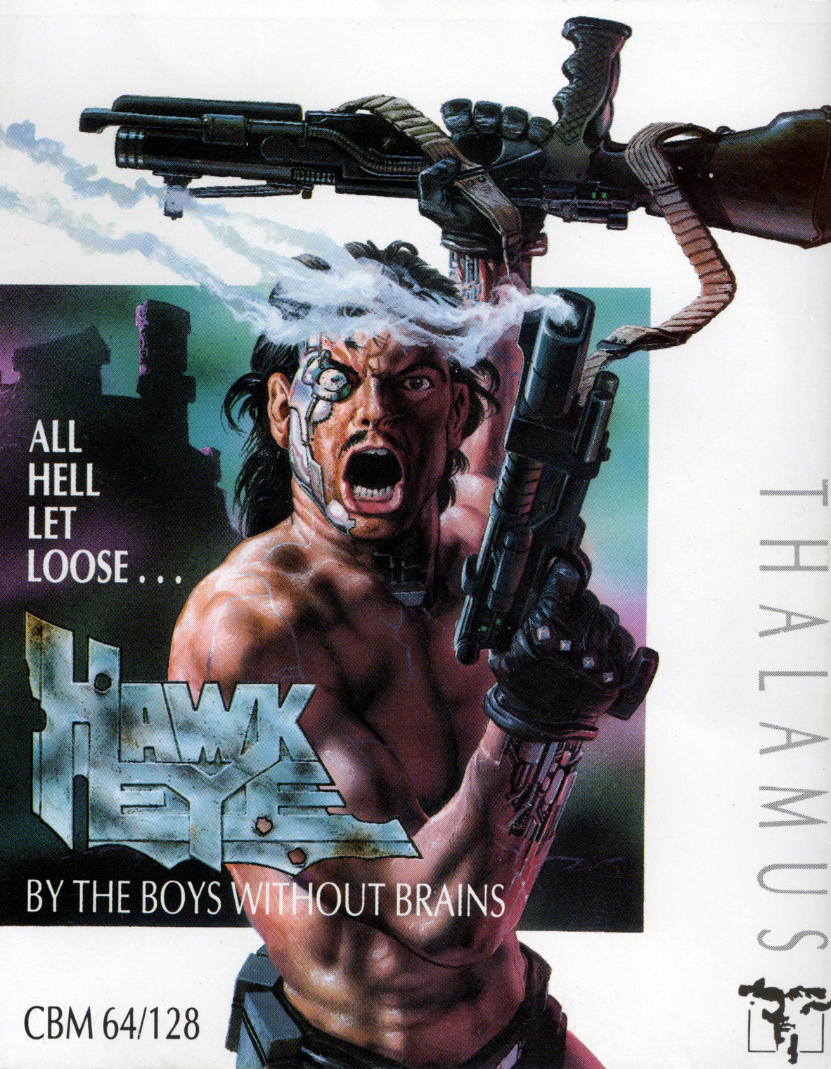 Hawkeye - C64 box art