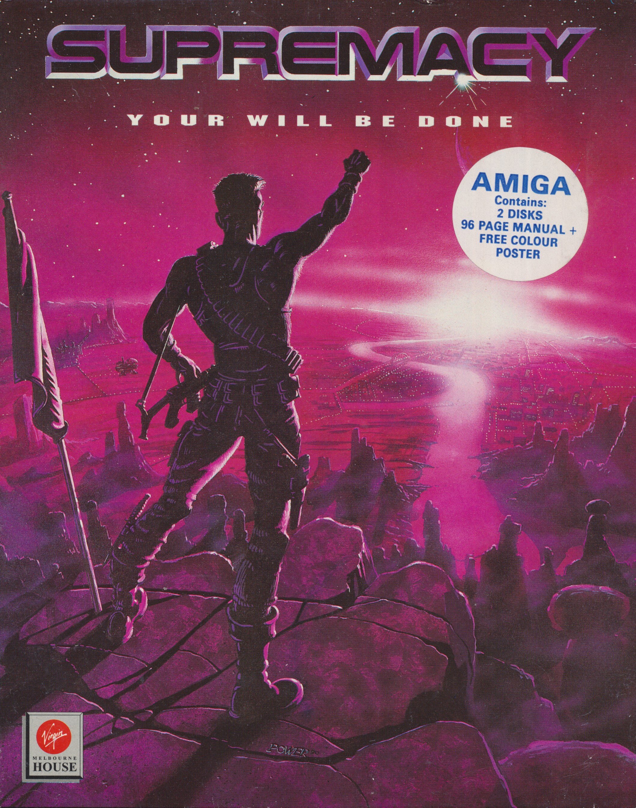 Supremacy: Your Will Is Our Command - Amiga box art