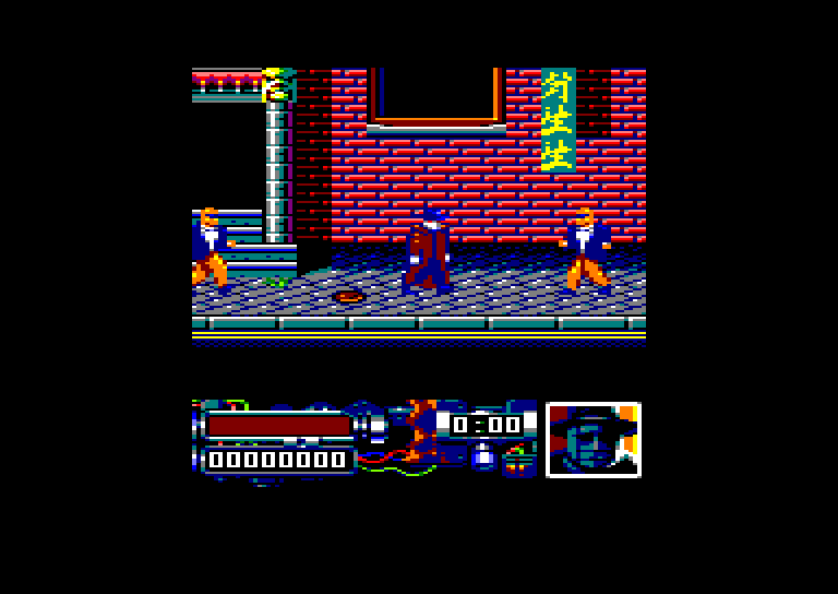 Darkman (1991, ZX Spectrum) - gameplay screenshot