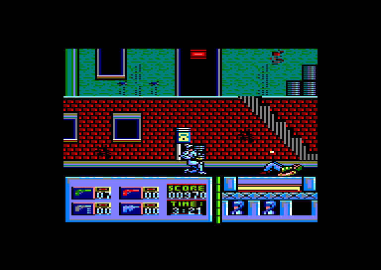 RoboCop (1988, ZX Spectrum) - gameplay screenshot