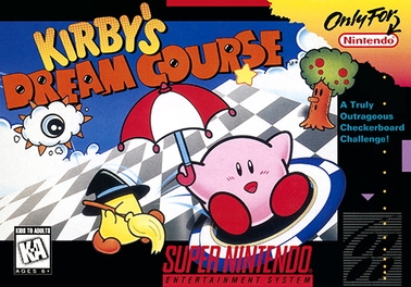Kirby's Dream Course (1994) SNES North American box art