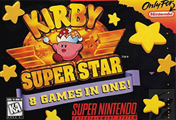 Kirby Super Star (1996) SNES North American box art