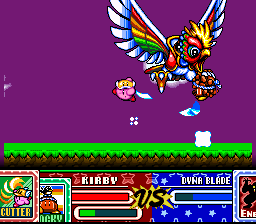 Kirby Super Star SNES gameplay screenshot
