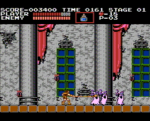 Castlevania NES gameplay screenshot