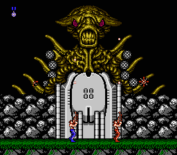 Contra NES Stage 1 jungle gameplay