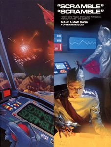 Scramble arcade screenshot - Konami 1981, the game that started the coin-op era