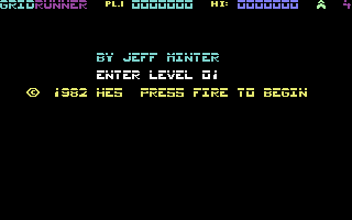 Gridrunner - C64 gameplay