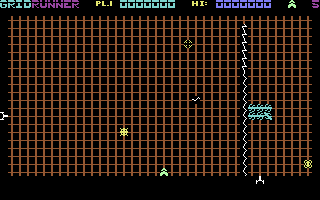 Gridrunner - C64 gameplay
