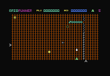 Gridrunner - gameplay screenshot