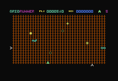 Gridrunner - gameplay screenshot