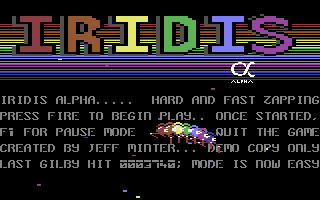 Iridis Alpha - C64 gameplay